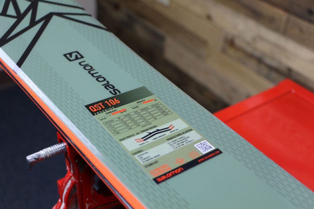 Salomon QST 106 181 未使用 Buy Salomon QST 106 Skis online at