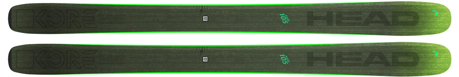 2025 Head Kore 105 Skis - 2025 Head Kore 105 Ski Graphics