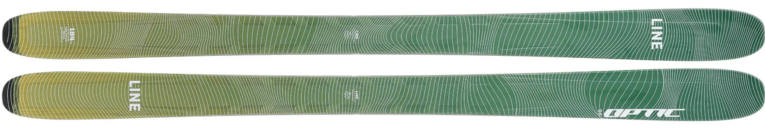 2025 Line Optic 96 Skis - 2025 Line Optic 96 Ski Graphics

