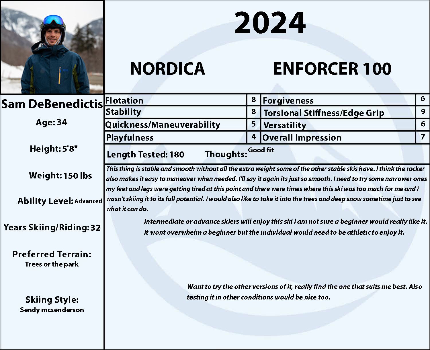 Nordica Enforcer 88 Alpine Skis 2024 main image 0