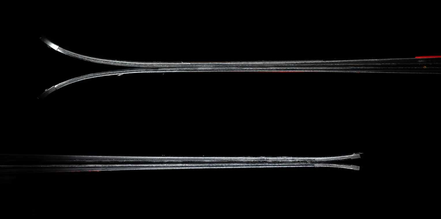 2024 Rossignol Forza 60 V-Ti Ski Review - Tipe and Tail Closeup
