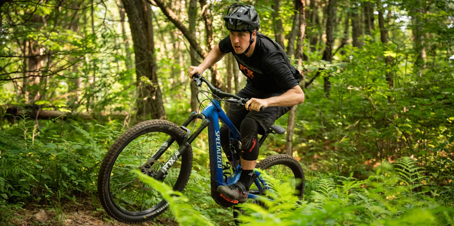 2022 Specialized Turbo Levo Comp Alloy Electric Mountain Bike Review - Action Shot 1