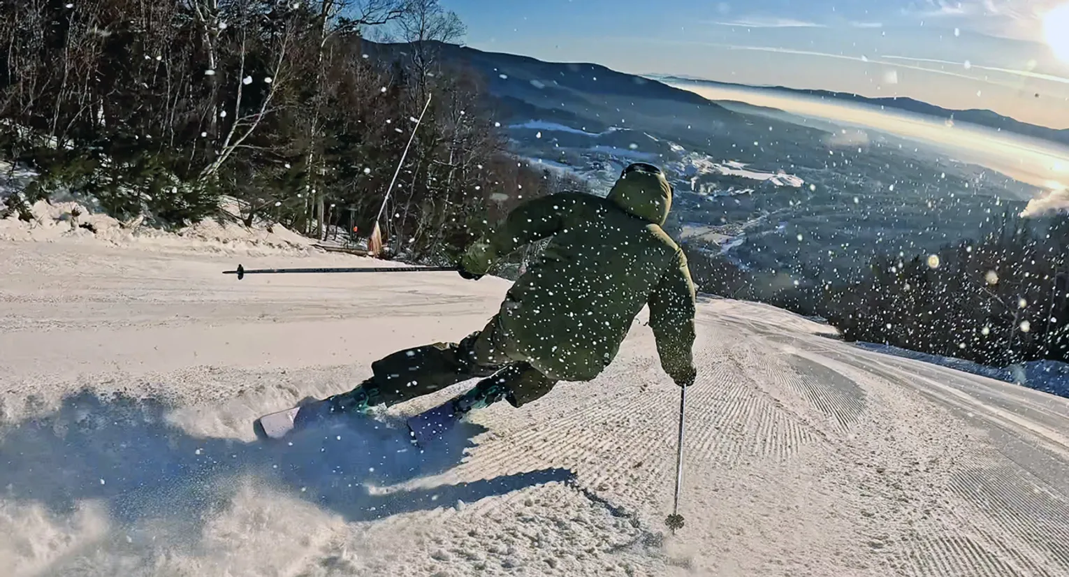 2025  Faction Dancer 2 Ski Review - Action Shot 4