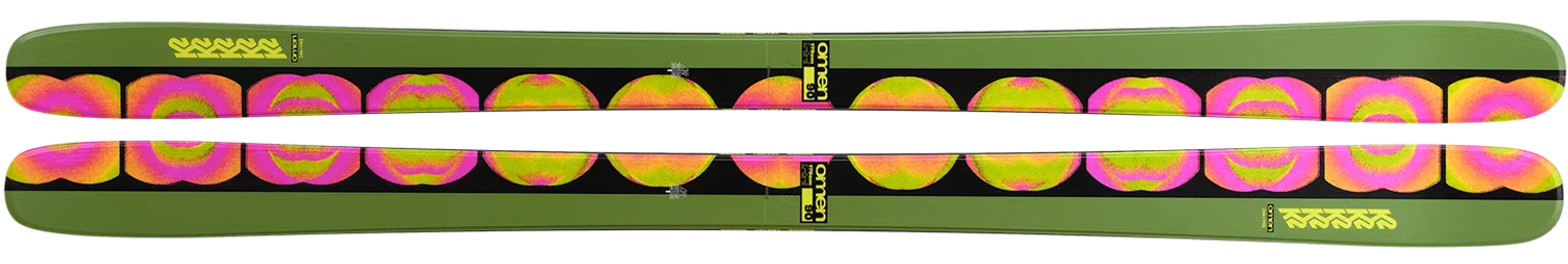 2025 K2 Omen 90 Skis - 2025 K2 Omen 90 Ski Graphics

