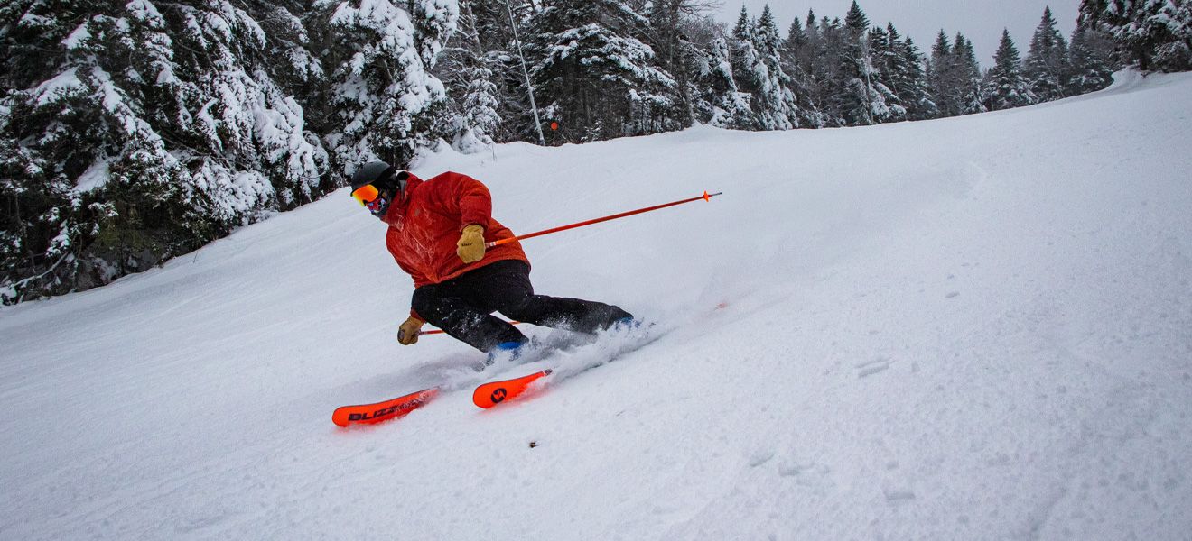 2022 Blizzard Brahma 88 Ski Review: Full Width Action Image 1