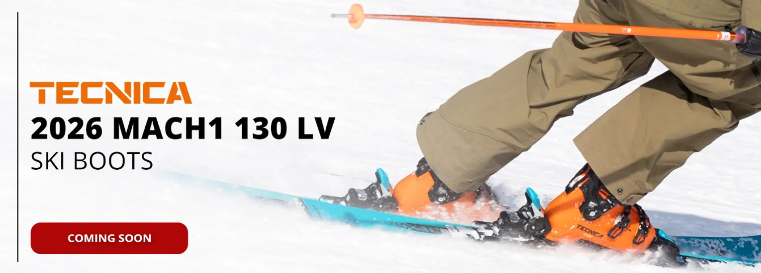 2026 Tecnica Mach1 130 LV Ski Boot Review - Coming Soon Graphic