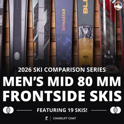 2026 Men's Mid 80 mm Frontside Ski Comparison