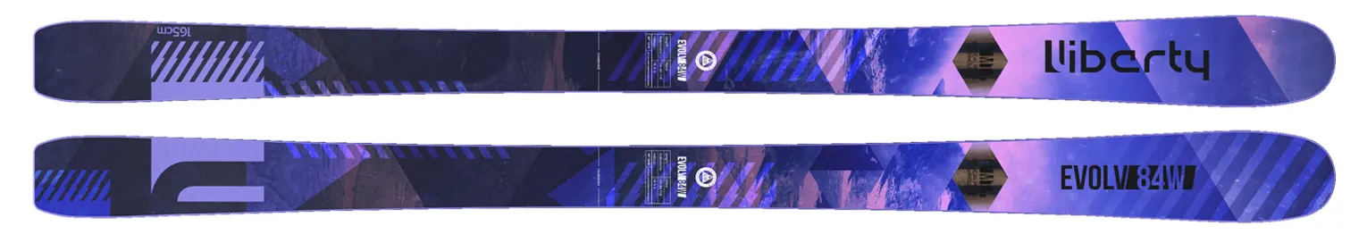 2024 Liberty Evolv 84 W Skis - 2024 Liberty Evolv 84 W Ski Graphics