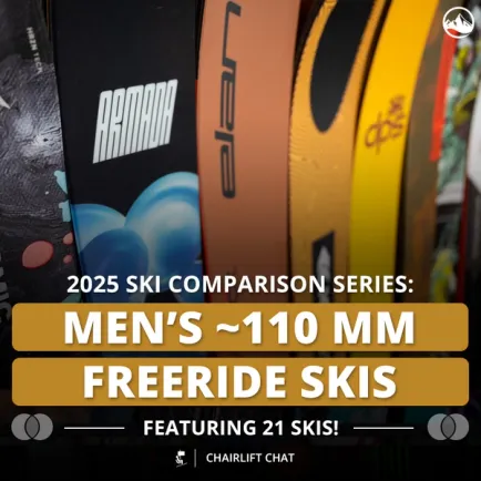 2025 Men's ~110mm Freeride Ski Comparison
