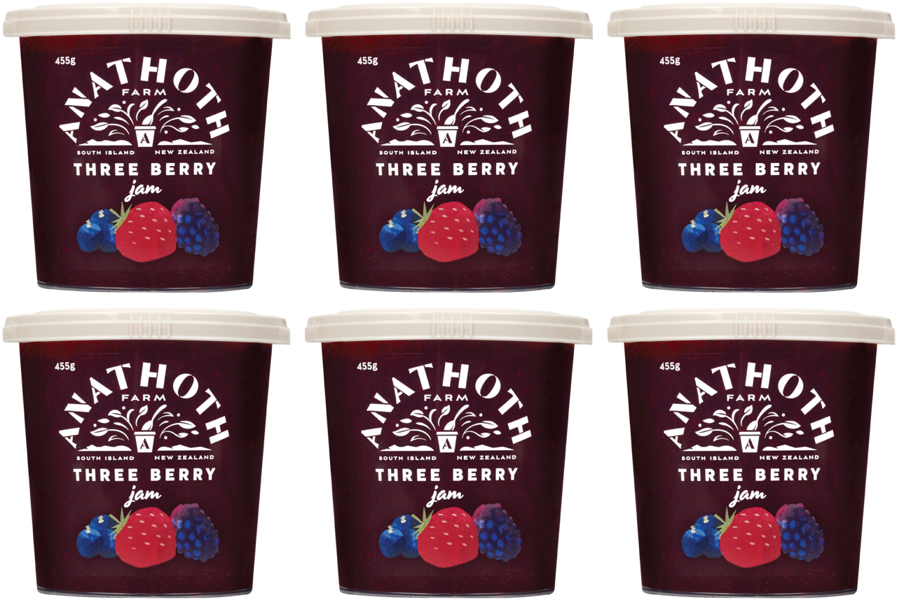 Three Berry Jam (6 Pack)