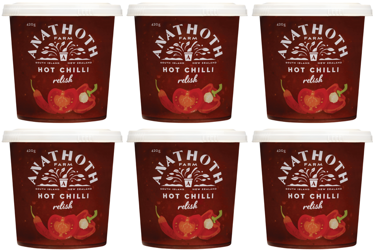Hot Chilli Relish (6 pack)
