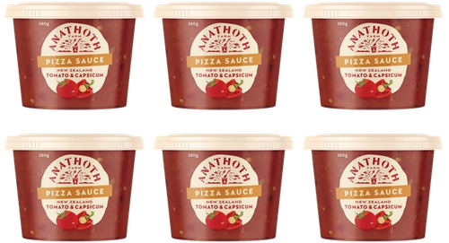 NZ Tomato and Capsicum Pizza Sauce (6 Pack)