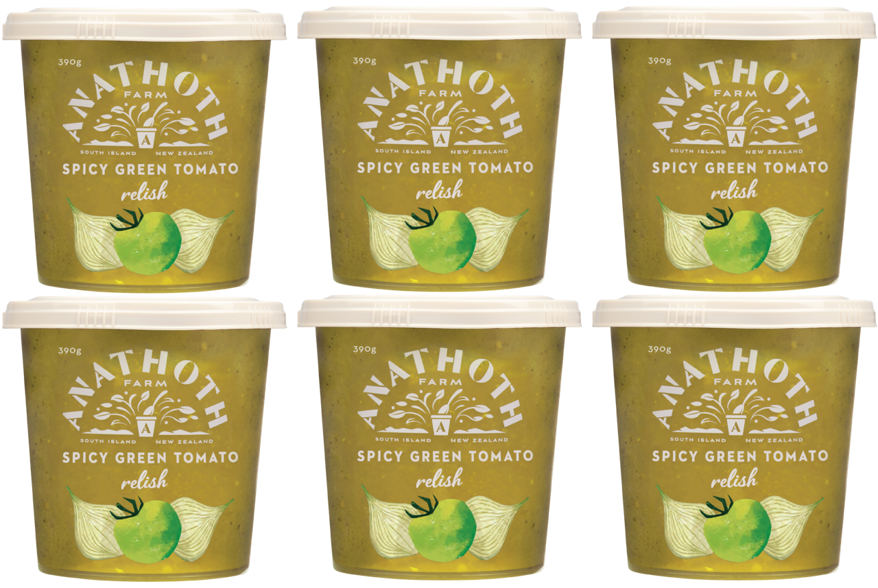 Spicy Green Tomato Relish (6 Pack)