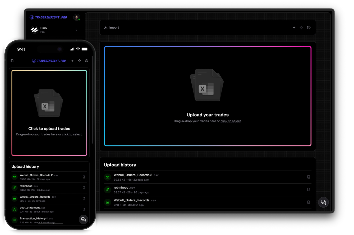 Import Trades from Any Broker