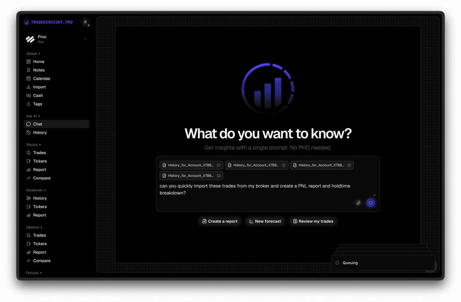 Attach files to your prompt directly