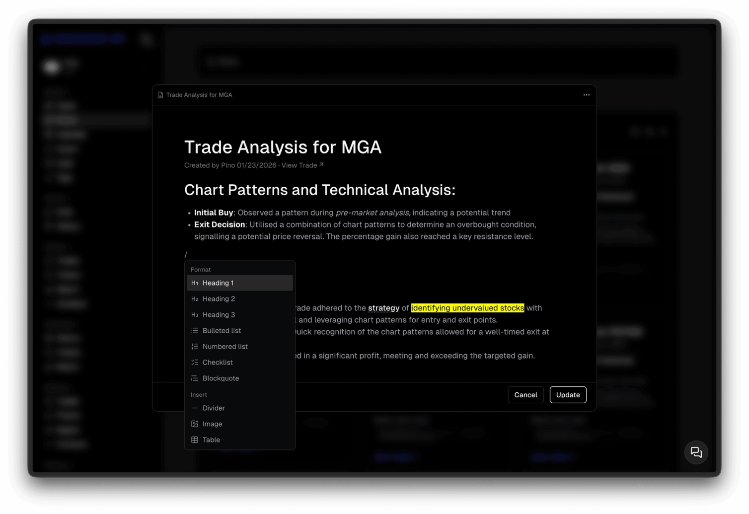 A rich-text editor that gets out of your way with the functionality you are used from Notion or Evernote