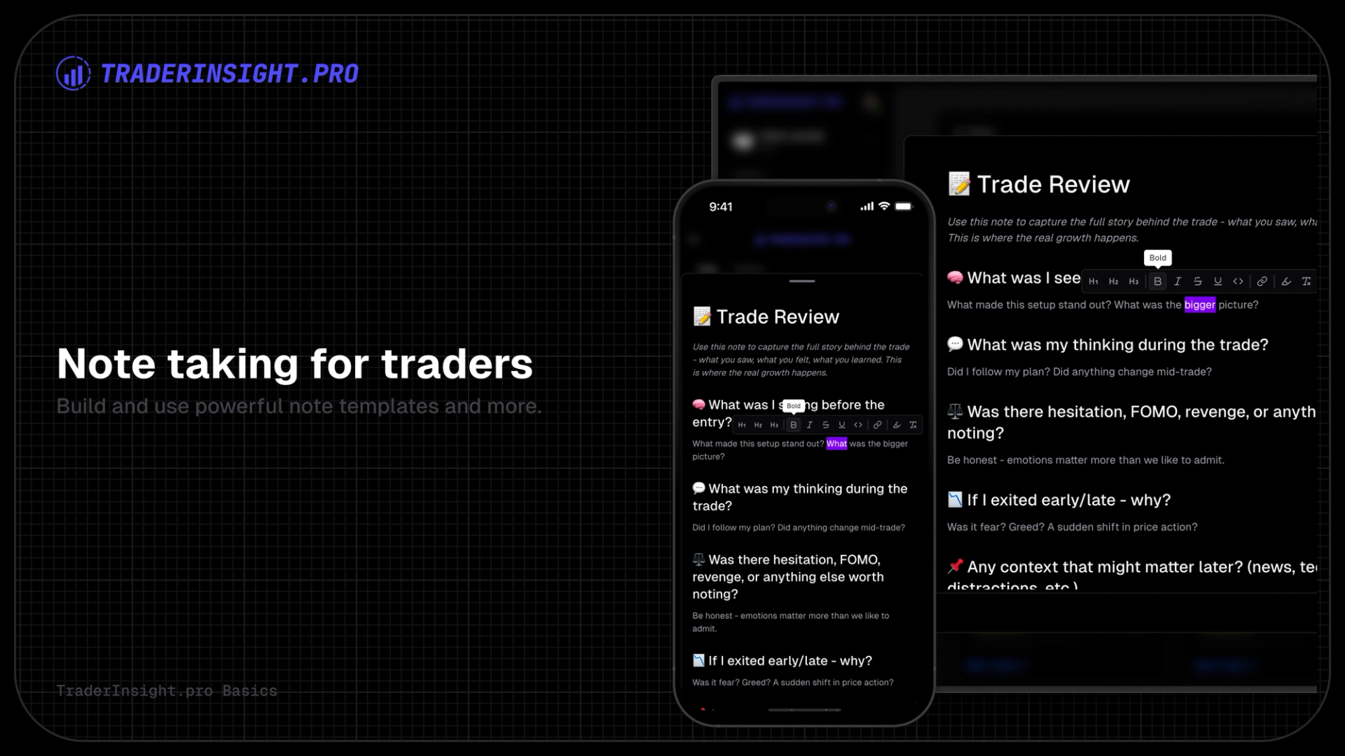 Capture and Organize Your Trading Insights with Notes