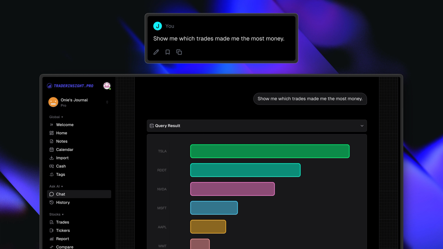 Chat with your journal data with AI