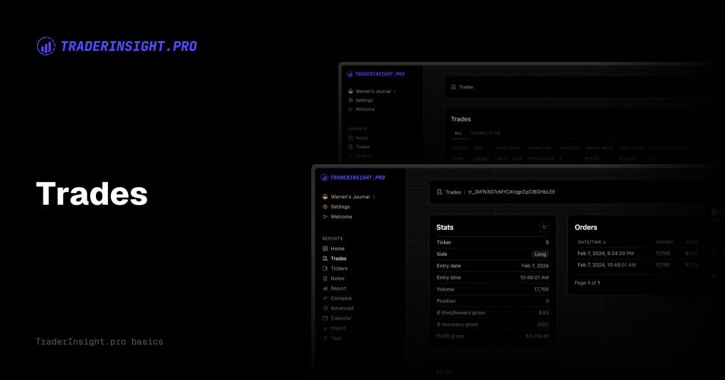Keep Track of Your Trade History