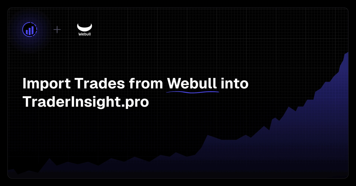 The Trading Journal for Webull Traders