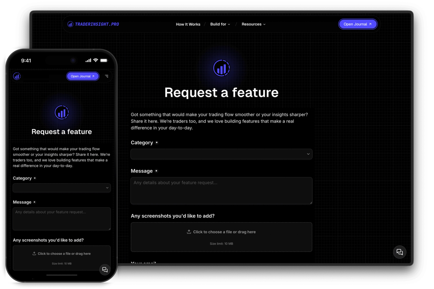Request a feature or improvement