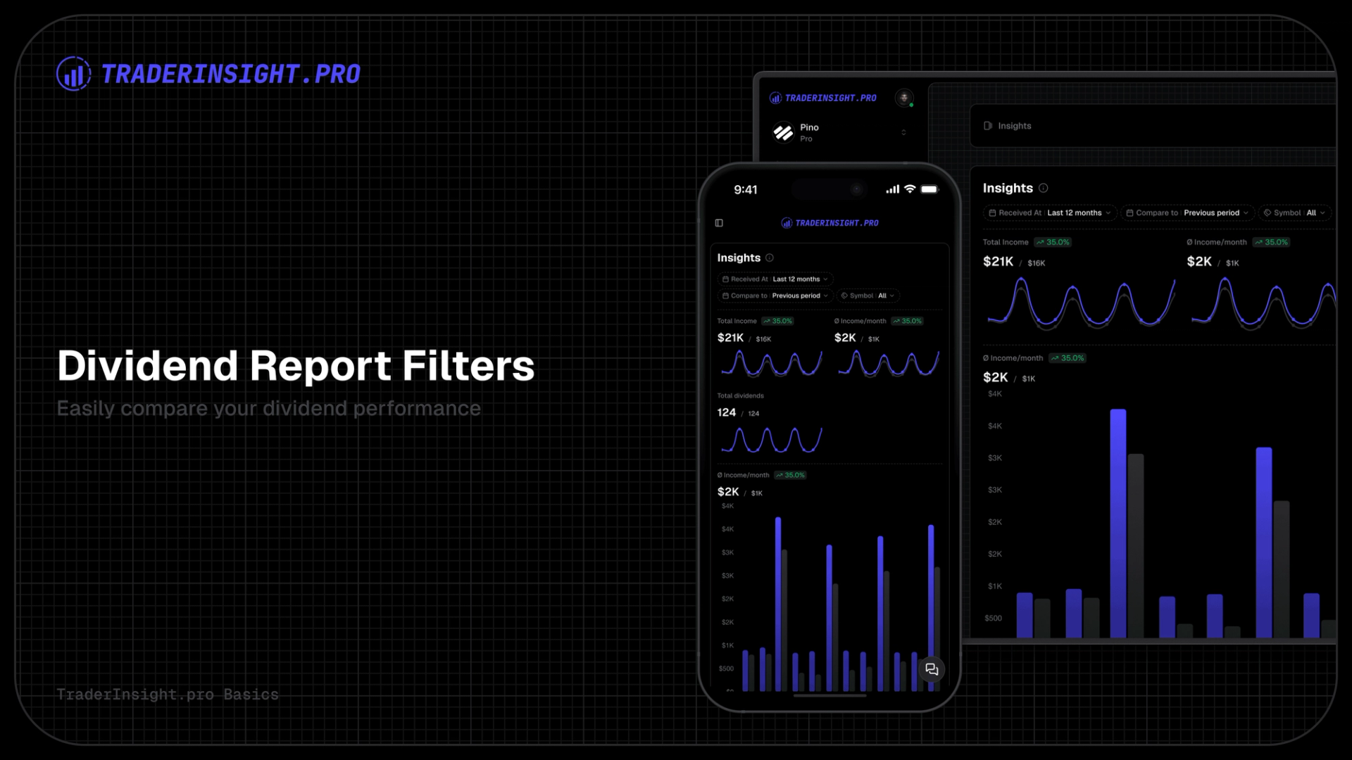 Dividend Report Update: Comparison Filters, Period over Period KPIs and Smarter Filtering