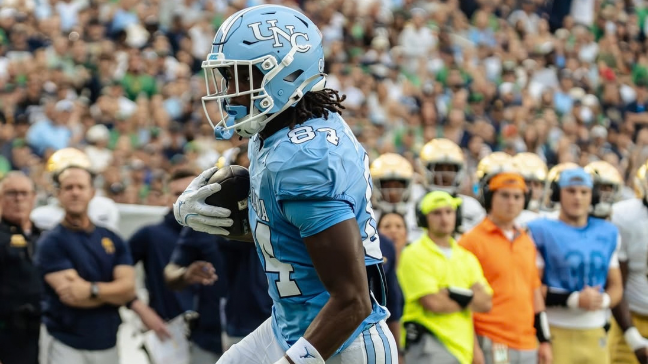 UNC Football Battles Back, Falls Short Against No. 3 Notre Dame