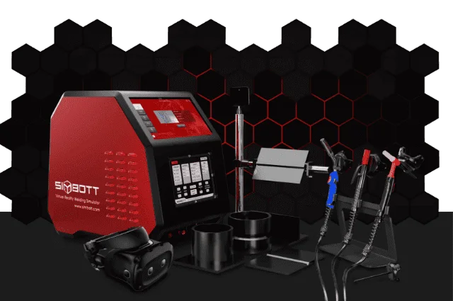 Simbott Welding VR Professional simulator with tracked torches and workpieces