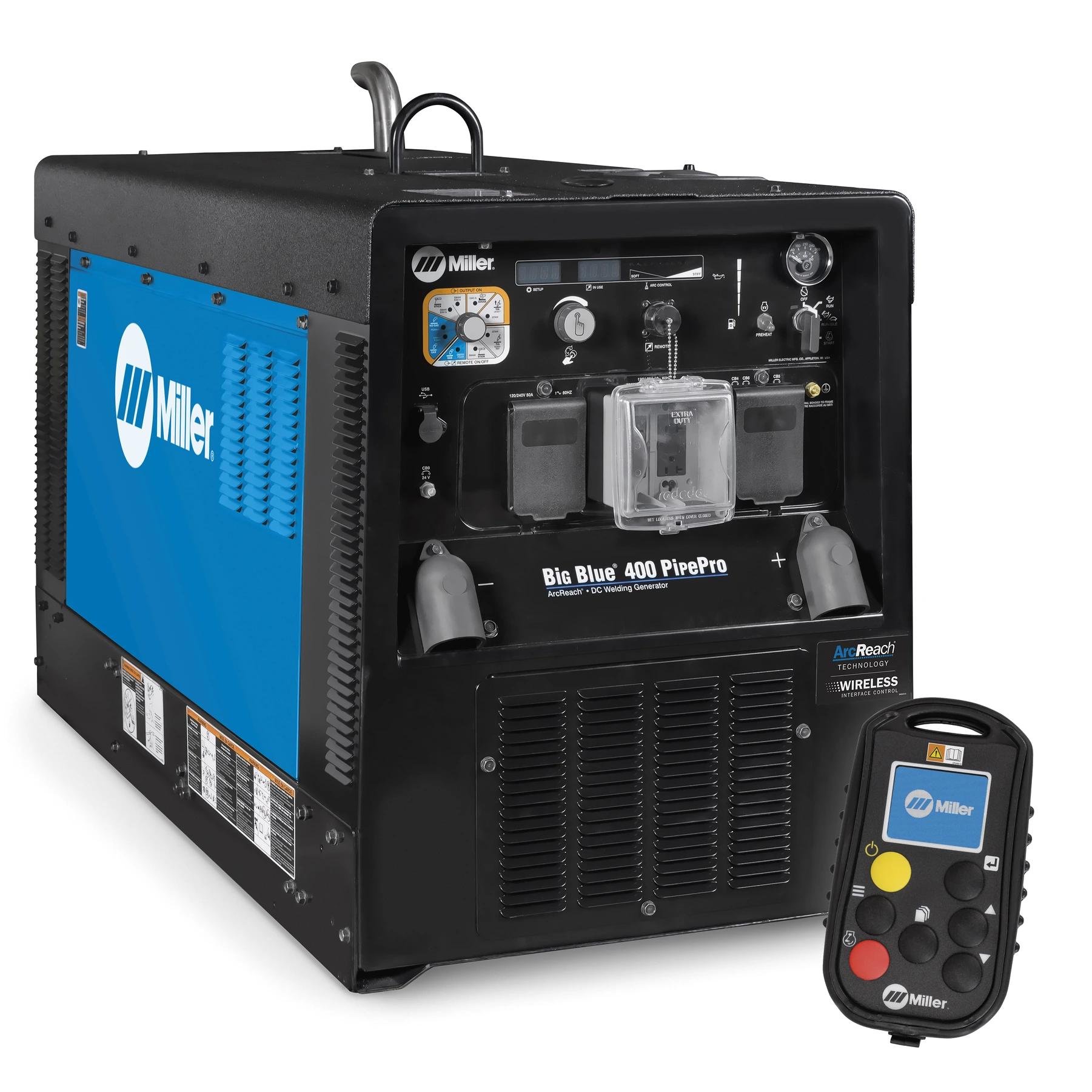 Big Blue 400 PipePro Miller engine-driven welder