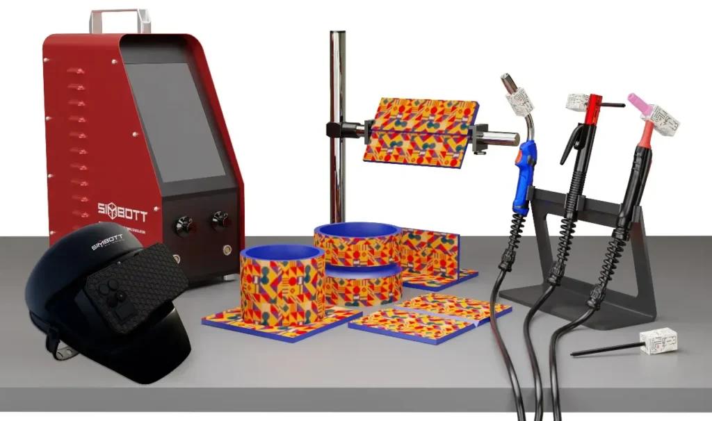 Simbott AR and VR welding simulator equipment