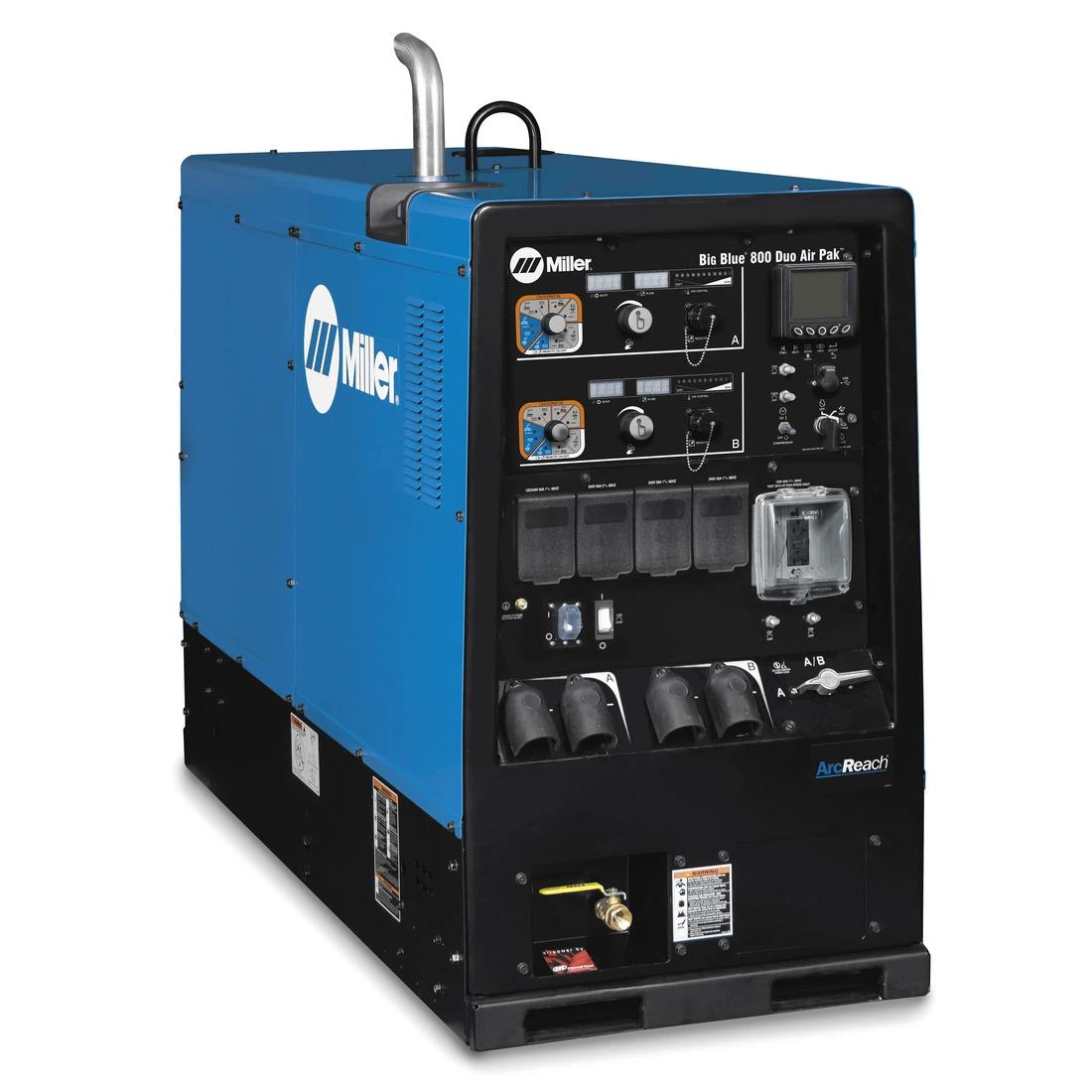 Big Blue 800 Duo Air Pak Miller engine-driven welder