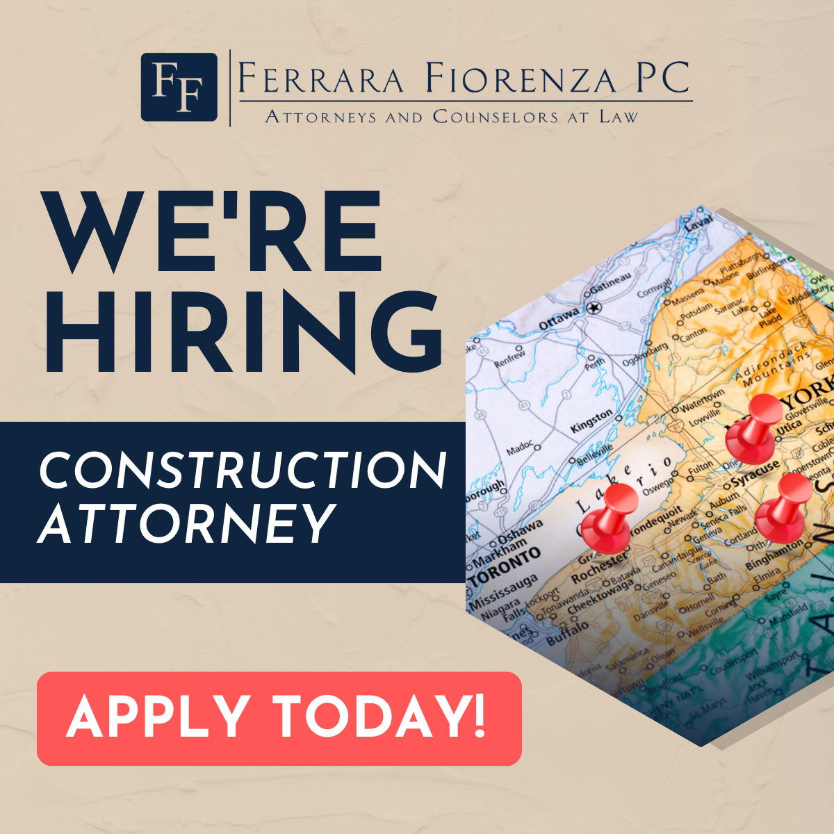 We're Hiring: Construction Attorney