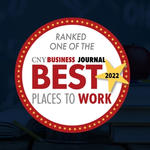 We are honored to be recognized by our staff and the CNY Business Journal as a “Best Place to Work” in Central New York for 2022!