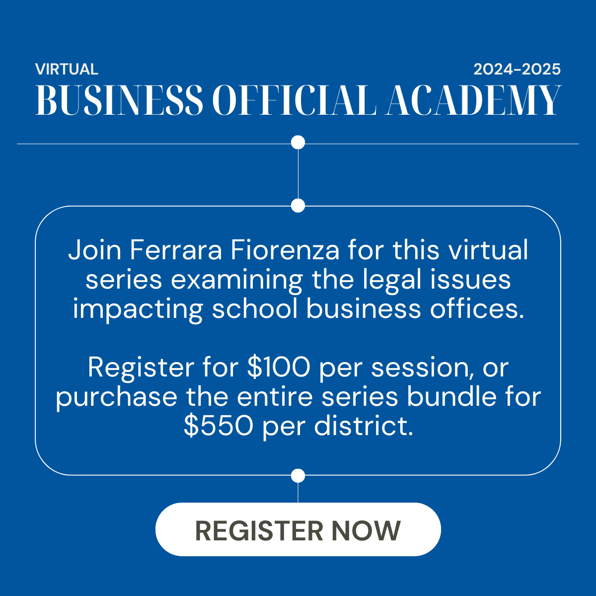 Business Official Academy: Legal Issues Impacting the School Business Office