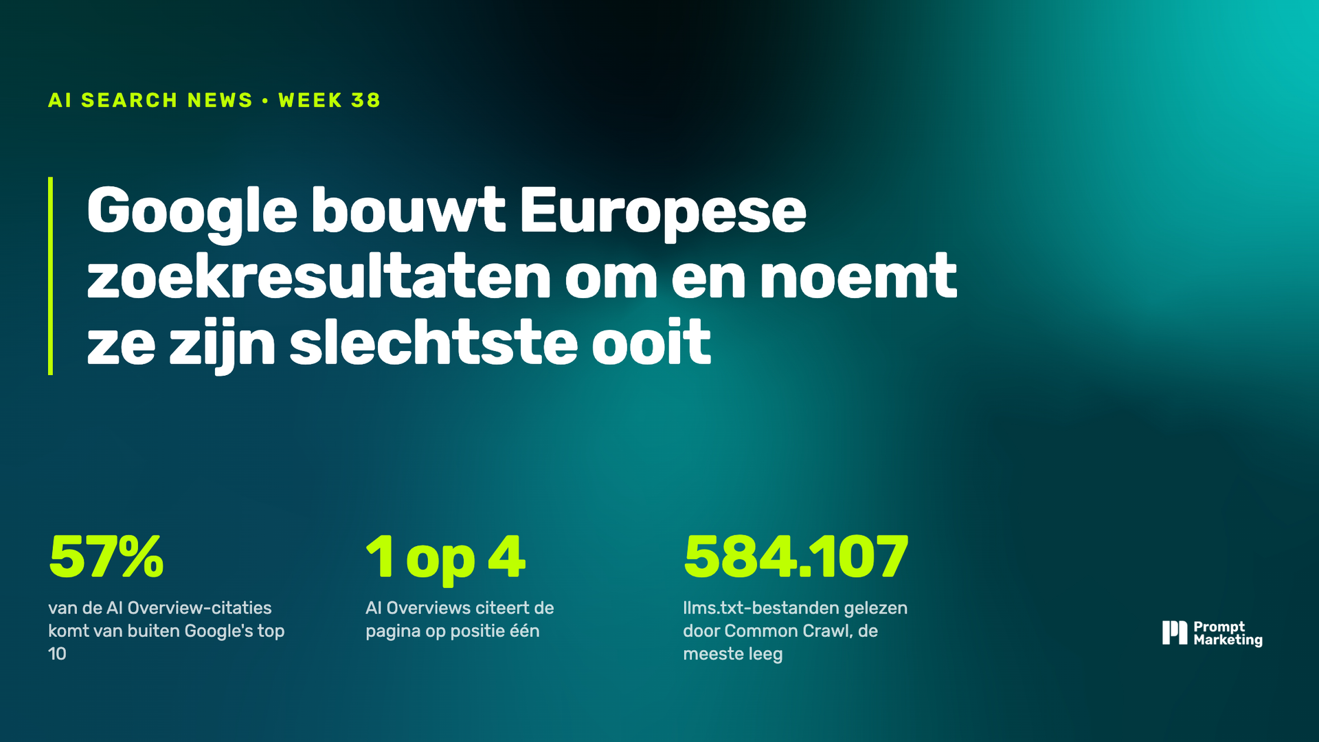 Google bouwt Europese zoekresultaten om en noemt ze zijn slechtste ooit