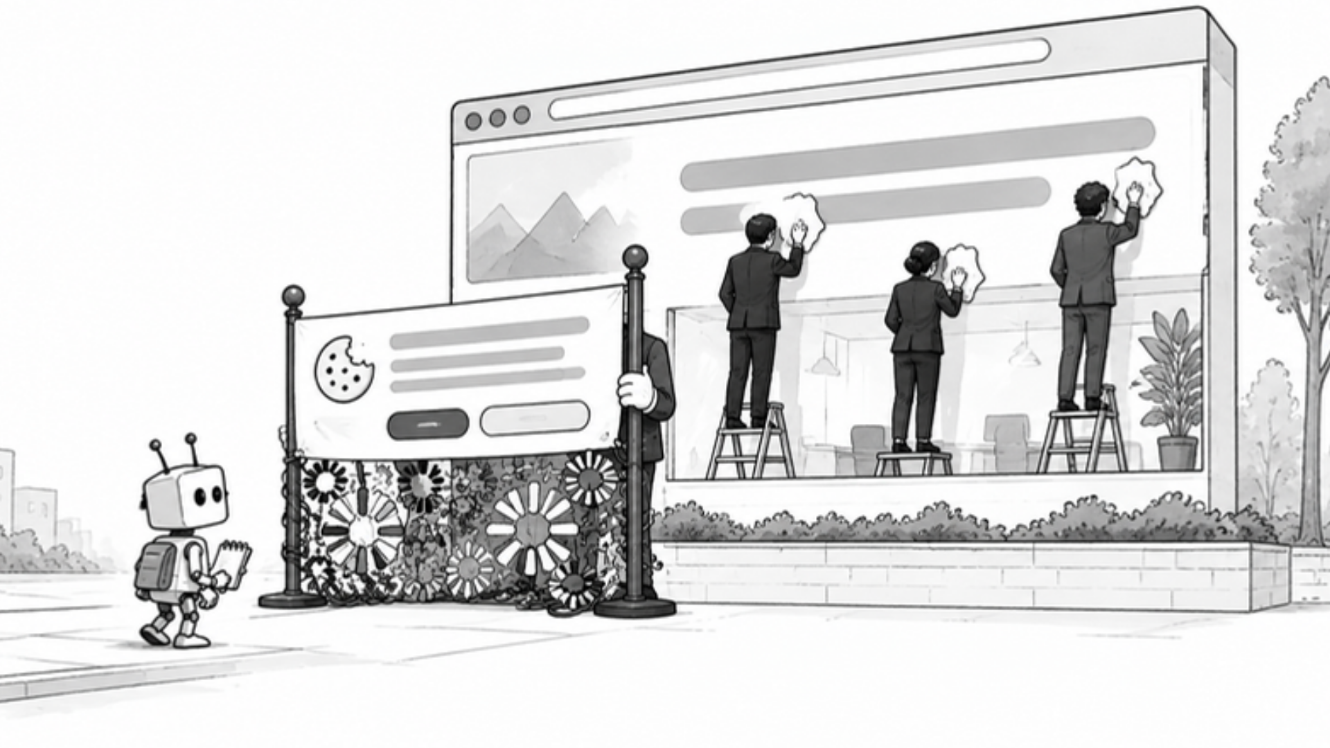 Het model leest je site niet. Het leest het internet over jou.
