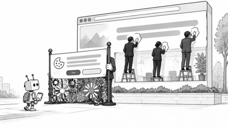 Het model leest je site niet. Het leest het internet over jou.
