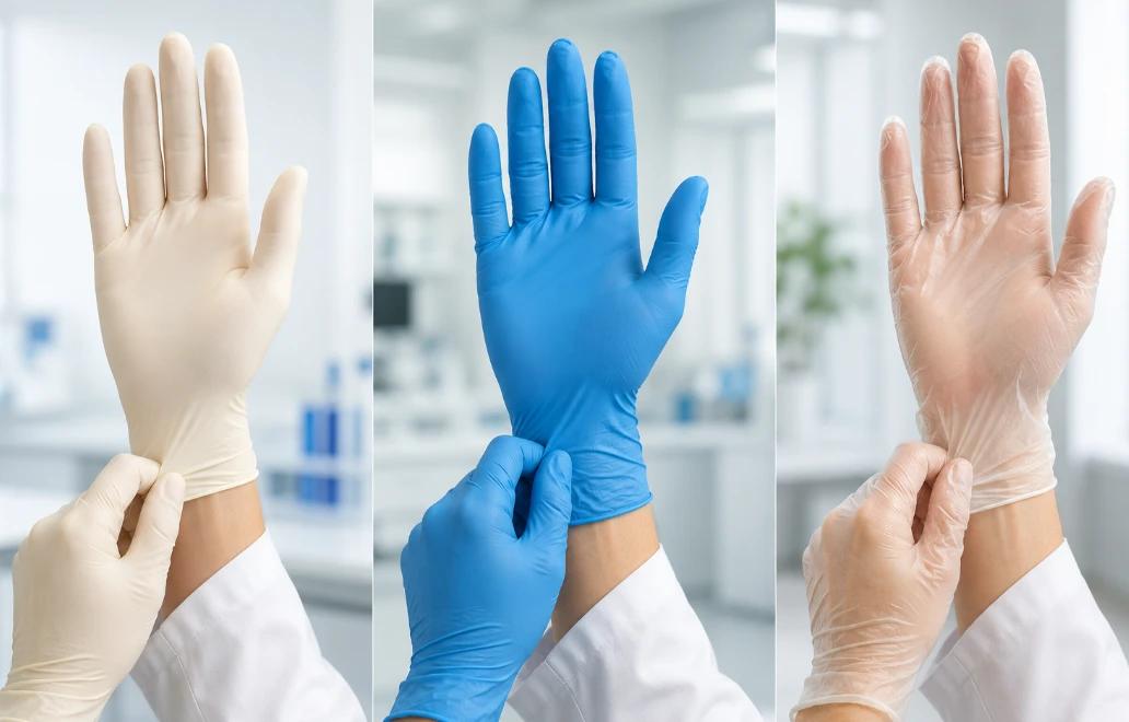 Latex vs. Nitrile vs. Vinyl Disposable Gloves: A Procurement Decision Guide