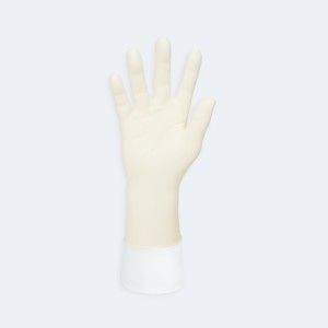 Disposable Synthetic Latex Gloves compact view for identifying the glove style with Synthetic Latex, showing synthetic latex comfort with latex-free positioning.