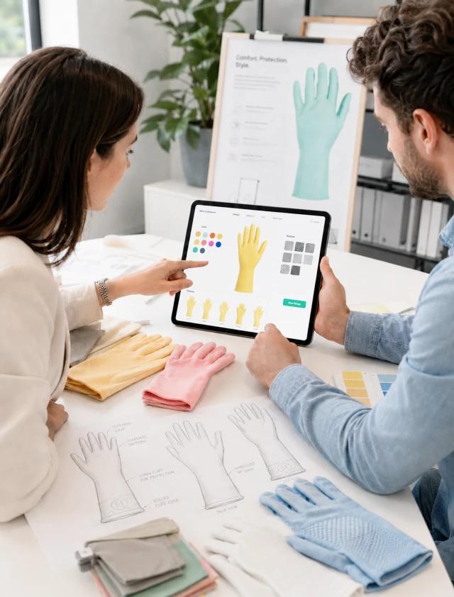Household glove customization consultation