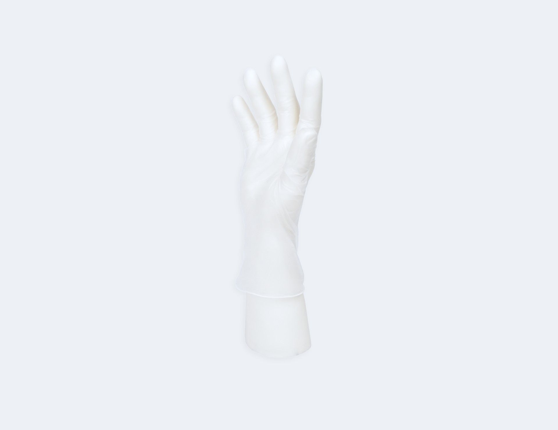 Disposable Vinyl Gloves surface texture, grip pattern, and tactile control with Vinyl, showing ambidextrous, beaded cuff for Industrial and Laboratory.