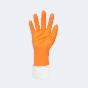 Diamond Textured Nitrile Gloves compact view for identifying the glove style, showing raised diamond texture for wet and oily grip for Industrial and Agriculture.