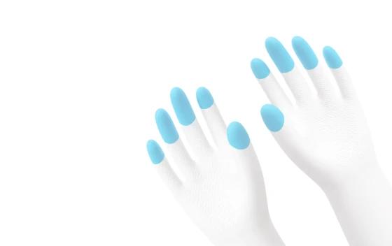 Vinyl household cleaning gloves