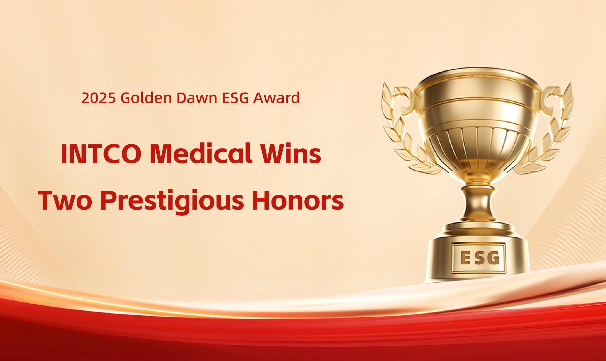 INTCO Medical Wins Two 2025 Golden Dawn Awards for ESG and Governance Excellence