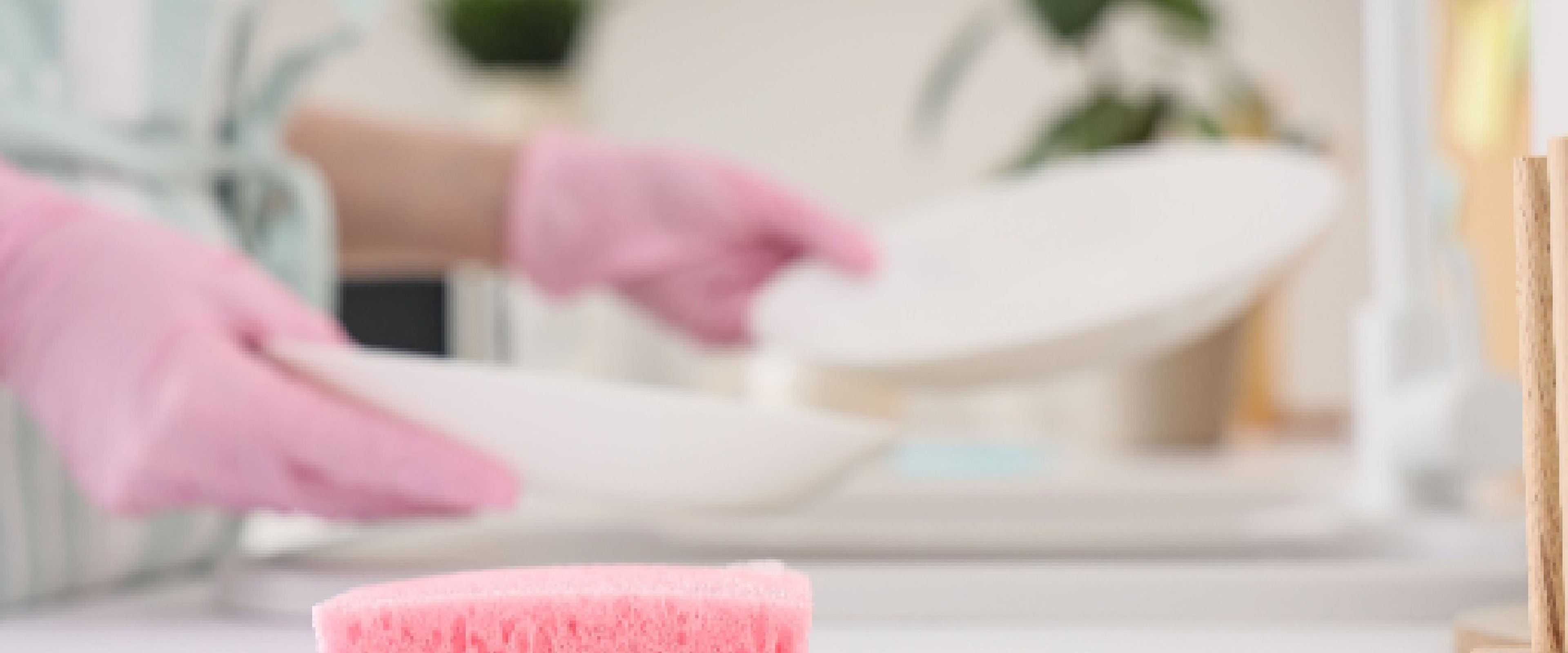 Synguard G3 pink nitrile gloves blend style functionality protection for efficient household chores durable comfortable cleaning essential