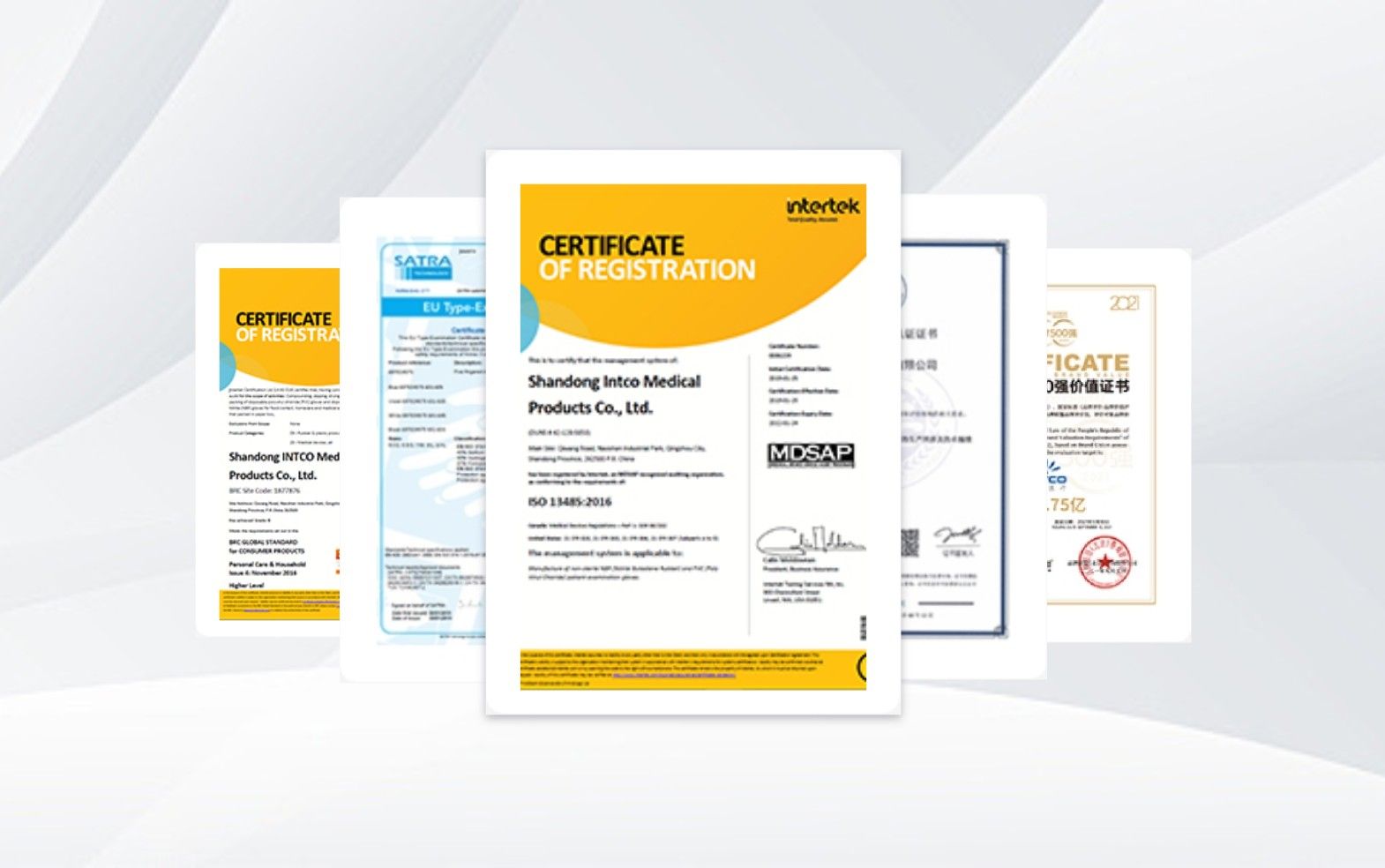 Self-designed production line and 159 registered patents