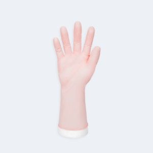 Synguard G3 Nitrile Gloves compact view for identifying the glove style with Nitrile, showing ambidextrous, finger textured, beaded cuff.