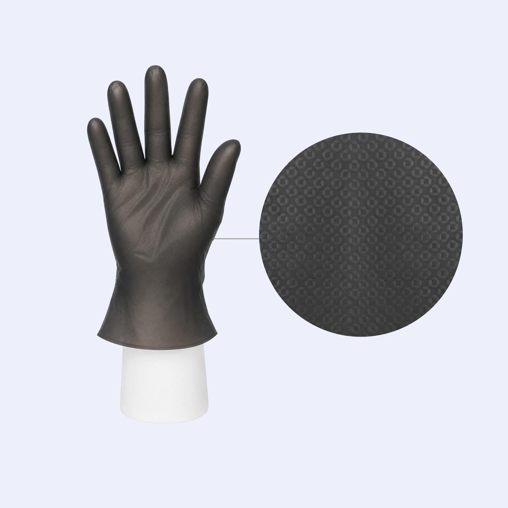 TPE gloves with soft texture and flexible fit for comfortable disposable protection