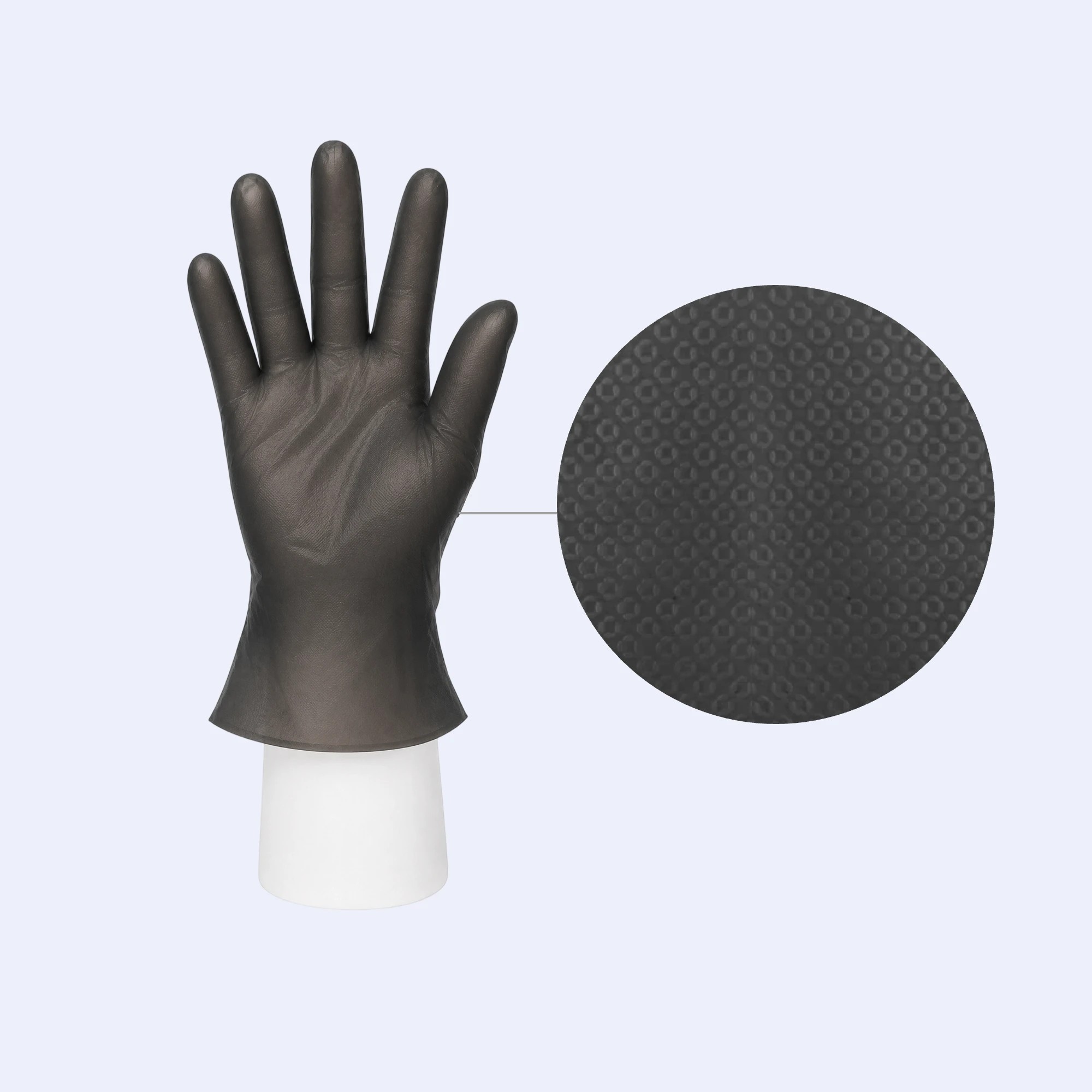 TPE gloves with soft texture and flexible fit for comfortable disposable protection