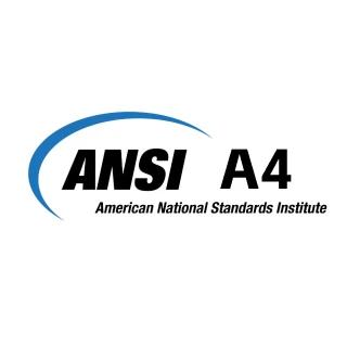 ANSI A4 cut resistance certification icon indicating high-level cut protection performance of Double Latex Coated Winter Gloves